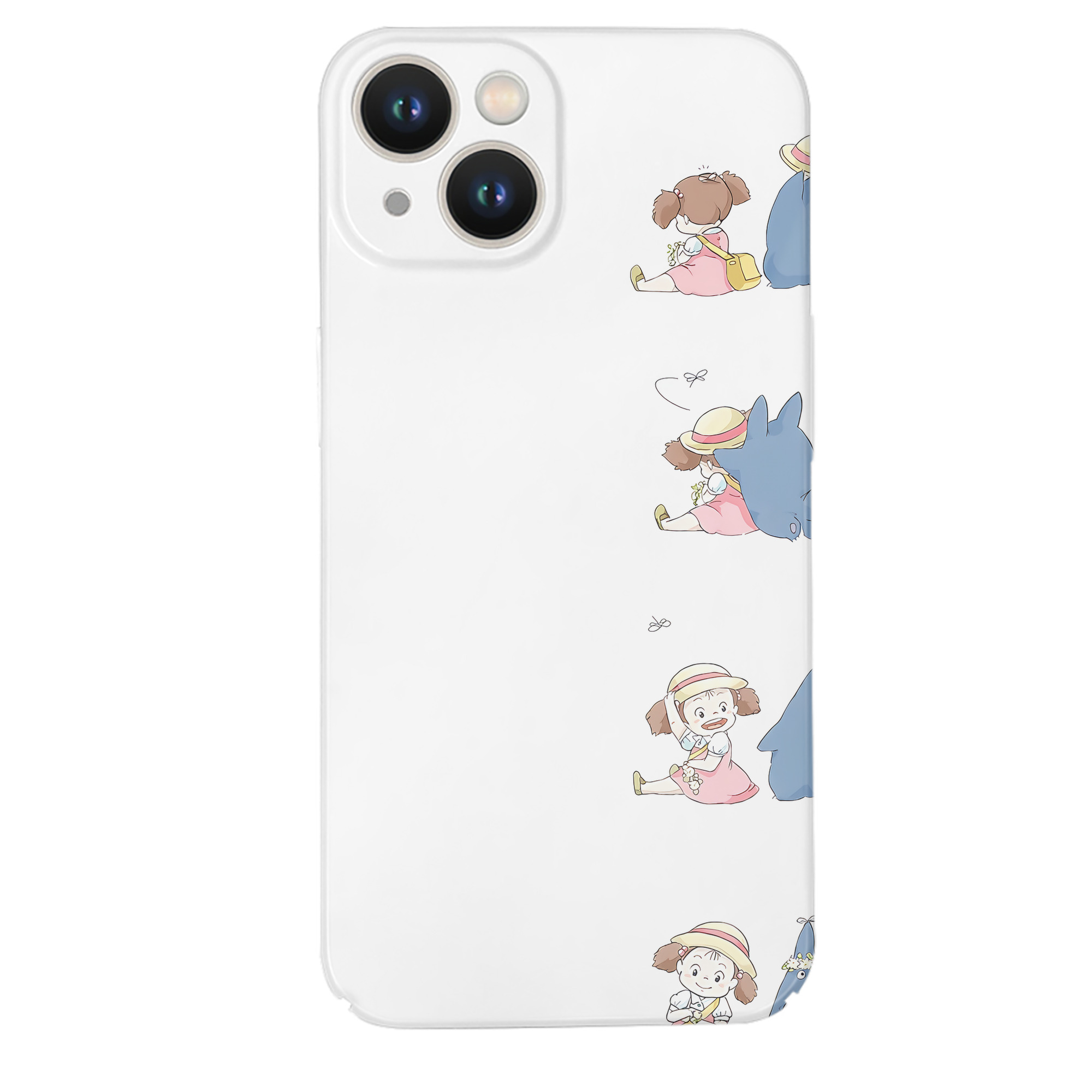 （画像用） となりのトトロ 草壁メイ 草壁サツキ My Neighbor Totoro Satsuki Kusakabe Mei Kusakabe 【iPhone 14シリーズ対応】ハードケース